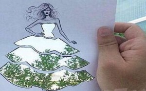 创意的设计创意的裙子