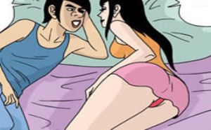 啃漫少女漫画：夫妻床上的亲密度爆光