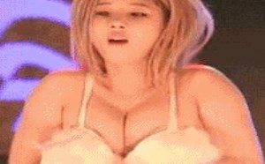 邪恶亮点图：韩国女团排舞gif动态图MTV乳此动人