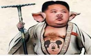 朝鲜领导金正恩变身成八戒果真长得很像